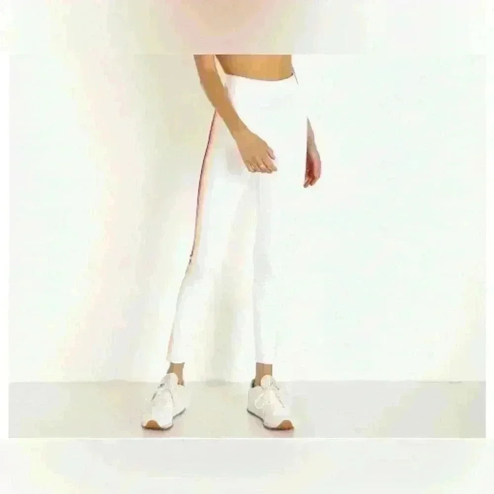 Spirtual Gangster rainbow 🌈 white track leggings sz small - Picture 4 of 12